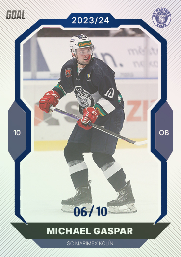 Gaspar Michael 23-24 GOAL Cards Chance liga Blue #349