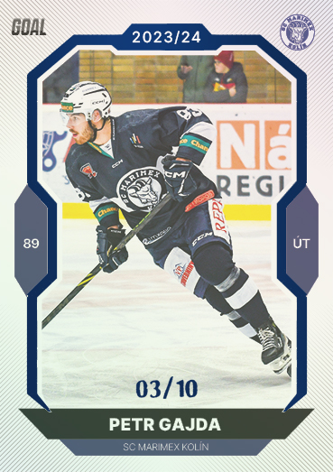 Gajda Petr 23-24 GOAL Cards Chance liga Blue #355