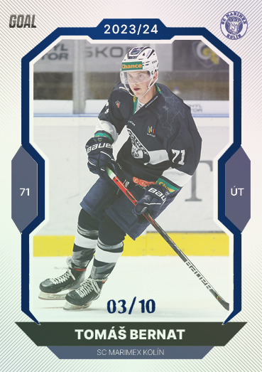 Bernat Tomáš 23-24 GOAL Cards Chance liga Blue #357