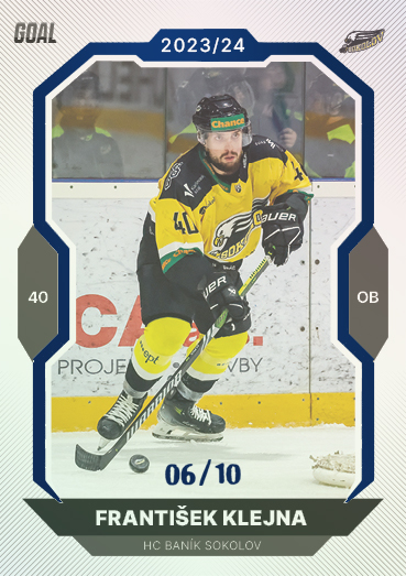 Klejna František 23-24 GOAL Cards Chance liga Blue #359
