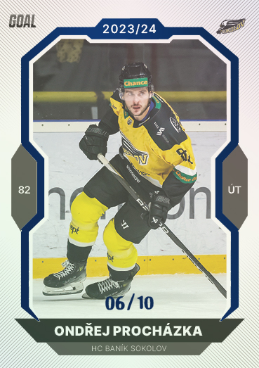 Procházka Ondřej 23-24 GOAL Cards Chance liga Blue #364