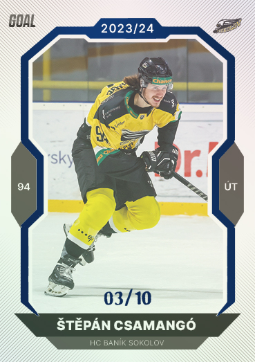 Csamangó Štěpán 23-24 GOAL Cards Chance liga Blue #365