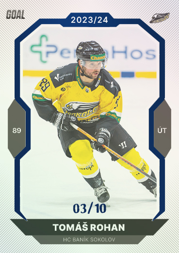 Rohan Tomáš 23-24 GOAL Cards Chance liga Blue #367