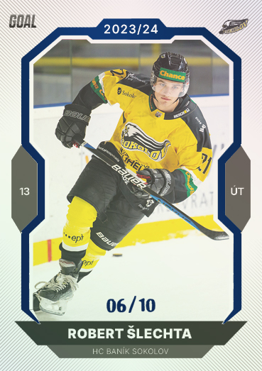 Šlechta Robert 23-24 GOAL Cards Chance liga Blue #368