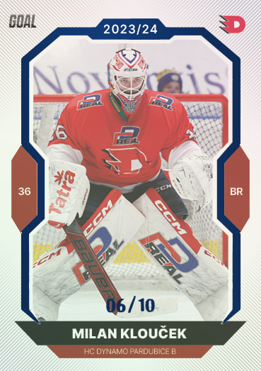 Klouček Milan 23-24 GOAL Cards Chance liga Blue #371