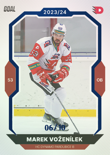 Voženílek Marek 23-24 GOAL Cards Chance liga Blue #373