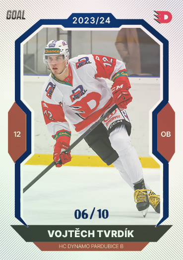 Tvrdík Vojtěch 23-24 GOAL Cards Chance liga Blue #374