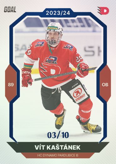 Kaštánek Vít 23-24 GOAL Cards Chance liga Blue #375
