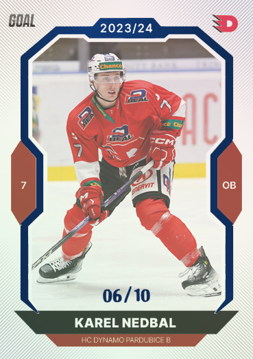 Nedbal Karel 23-24 GOAL Cards Chance liga Blue #376
