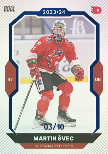 Švec Martin 23-24 GOAL Cards Chance liga Blue #377
