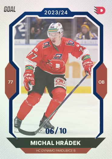 Hrádek Michal 23-24 GOAL Cards Chance liga Blue #378