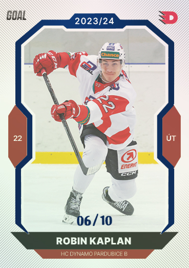 Kaplan Robin 23-24 GOAL Cards Chance liga Blue #381