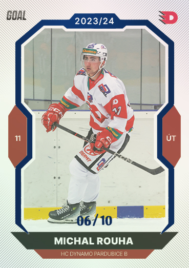 Rouha Michal 23-24 GOAL Cards Chance liga Blue #383