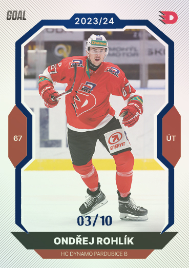 Rohlík Ondřej 23-24 GOAL Cards Chance liga Blue #384