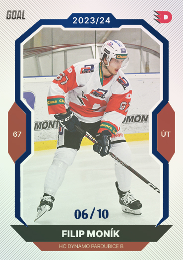 Moník Filip 23-24 GOAL Cards Chance liga Blue #385