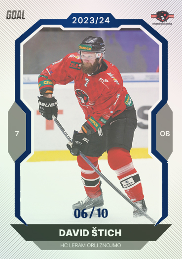 Štich David 23-24 GOAL Cards Chance liga Blue #392