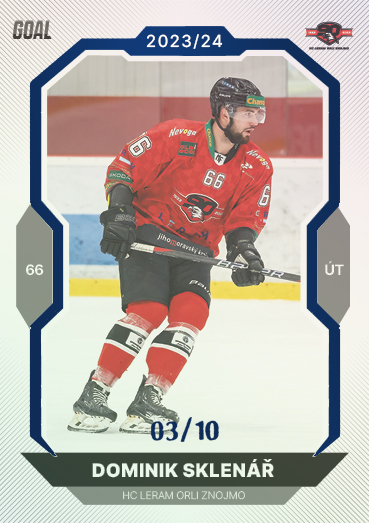Sklenář Dominik 23-24 GOAL Cards Chance liga Blue #394