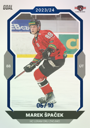 Špaček Marek 23-24 GOAL Cards Chance liga Blue #395
