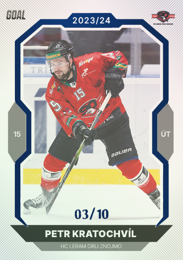 Kratochvíl Petr 23-24 GOAL Cards Chance liga Blue #400