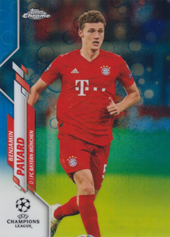 Pavard Benjamin 19-20 Topps Chrome UEFA CL Blue Bubbles Refractors #61