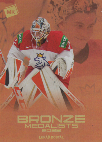 Dostál Lukáš 2022 MK Reprezentace Bronze Medalists #BM1