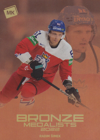 Šimek Radim 2022 MK Reprezentace Bronze Medalists #BM-11