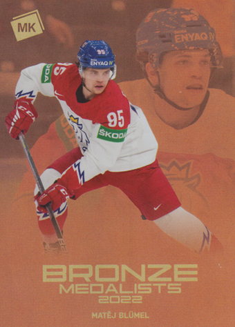 Blümel Matěj 2022 MK Reprezentace Bronze Medalists #BM-12
