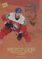 Hertl Tomáš 2022 MK Reprezentace Bronze Medalists #BM-16