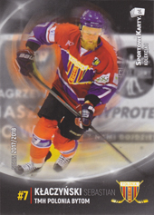 Kłaczyński Sebastian 17-18 Sportowekarty PHL #BT14