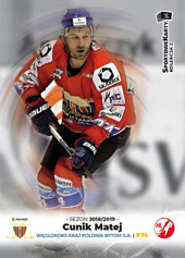 Cunik Matej 18-19 Sportowekarty PHL #BT3