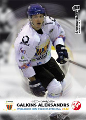 Galkins Aleksandrs 18-19 Sportowekarty PHL #BT7