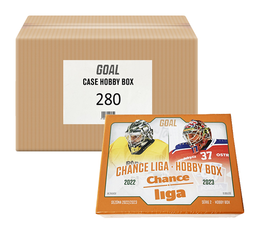 2022-23 GOAL Cards Chance liga II.série Hobby case