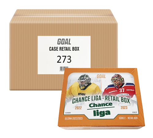2022-23 GOAL Cards Chance liga II.série Retail case