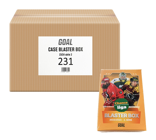 2023-24 GOAL Cards Chance liga II.série Blaster case