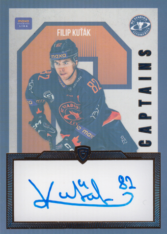 Kuťák Filip 24-25 GOAL Cards Maxa liga Captains Auto #C-04