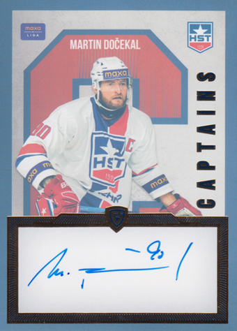 Dočekal Martin 24-25 GOAL Cards Maxa liga Captains Auto #C-05