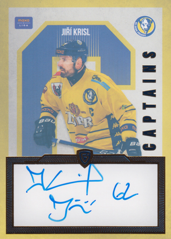 Krisl Jiří 24-25 GOAL Cards Maxa liga Captains Auto #C-07