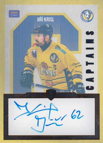 Krisl Jiří 24-25 GOAL Cards Maxa liga Captains Auto #C-07