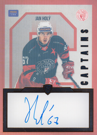 Holý Jan 24-25 GOAL Cards Maxa liga Captains Auto #C-09