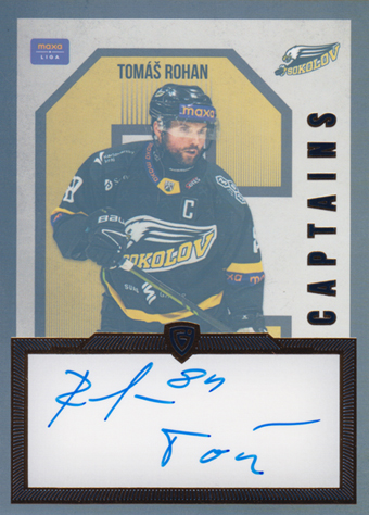 Rohan Tomáš 24-25 GOAL Cards Maxa liga Captains Auto #C-11