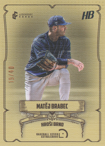Brabec Matěj 2024 LC Czech Baseball Extraleague Canvas #42