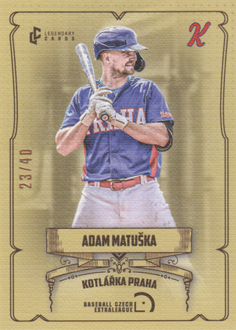Matuška Adam 2024 LC Czech Baseball Extraleague Canvas #53