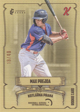 Prejda Max 2024 LC Czech Baseball Extraleague Canvas #63