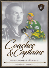 Tabara Dopita 2023 Legendary Cards Rekordy ELH Coaches & Captains #CC-08