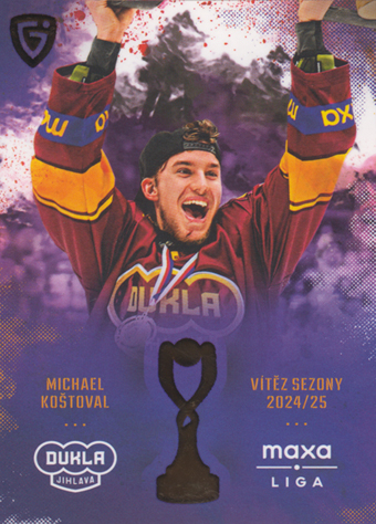 Koštoval Michael 24-25 GOAL Cards Maxa liga Champions #CH-15