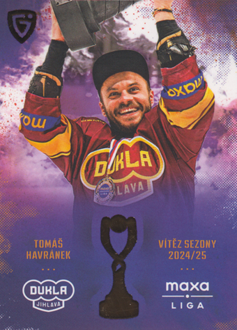 Havránek Tomáš 24-25 GOAL Cards Maxa liga Champions #CH-18