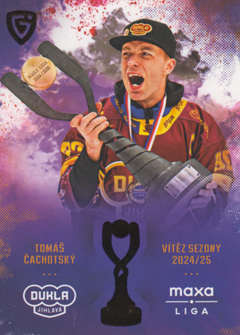 Čachotský Tomáš 24-25 GOAL Cards Maxa liga Champions #CH-19