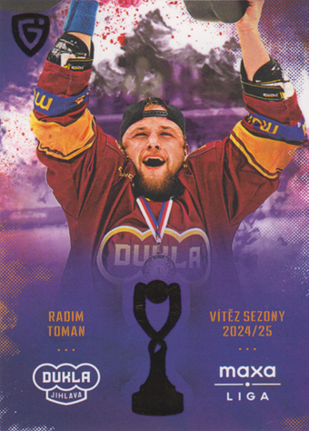 Toman Radim 24-25 GOAL Cards Maxa liga Champions #CH-20