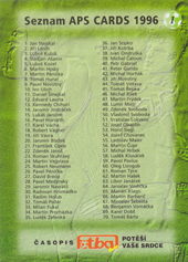 Seznam 96-97 APS Cards Seznamy #1