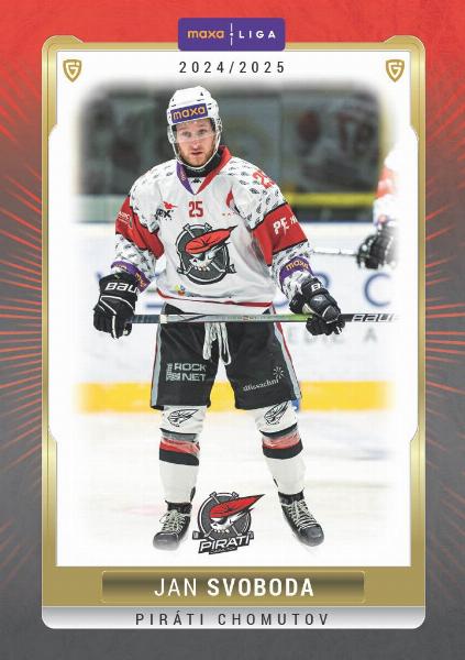 Svoboda Jan 24-25 GOAL Cards Maxa liga #CHOM-17